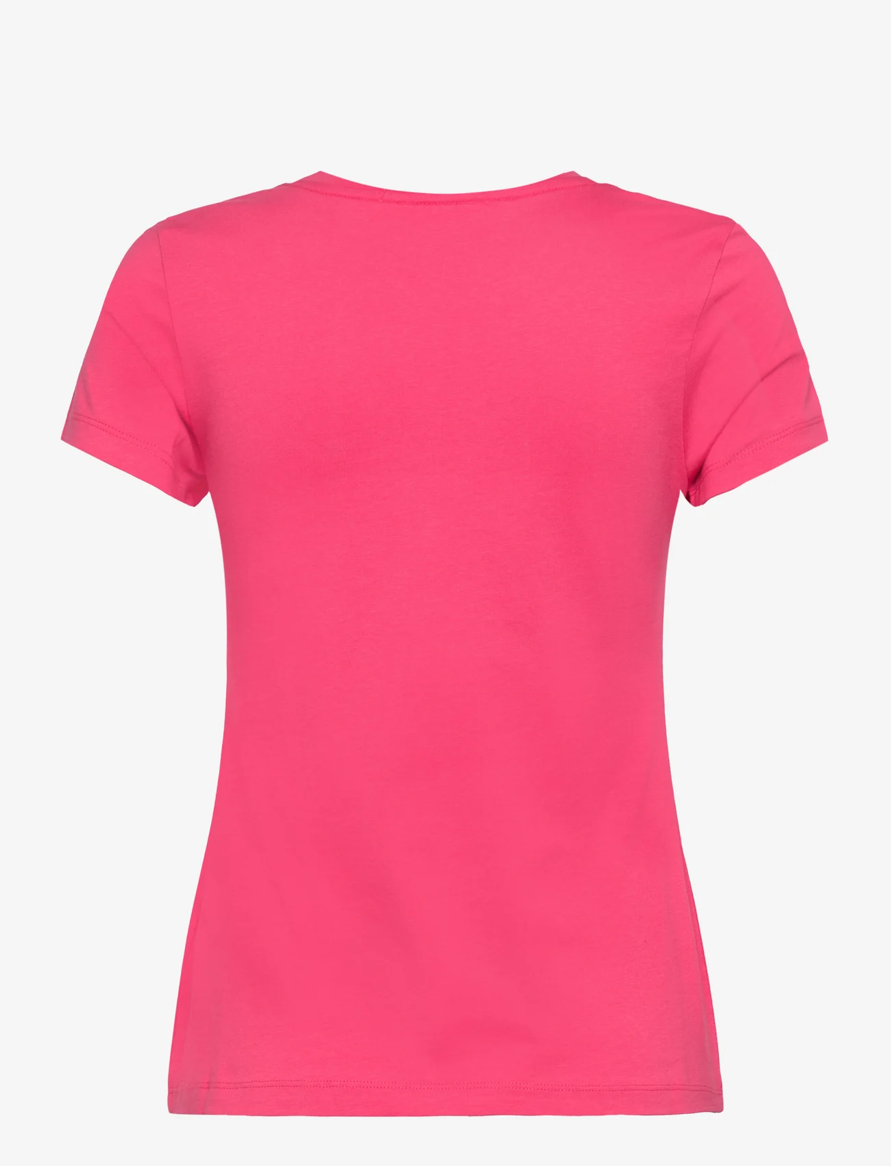 Calvin Klein Jeans - MICRO MONOLOGO SLIM FIT TEE - t-shirts - pink flash - 1