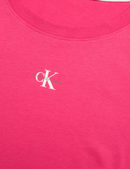 Calvin Klein Jeans - MICRO MONOLOGO SLIM FIT TEE - zemākās cenas - pink flash - 2