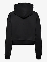 Calvin Klein Jeans - BADGE WIDE SLEEVES CROP  HOODIE - sporta džemperi un džemperi ar kapuci - ck black - 1