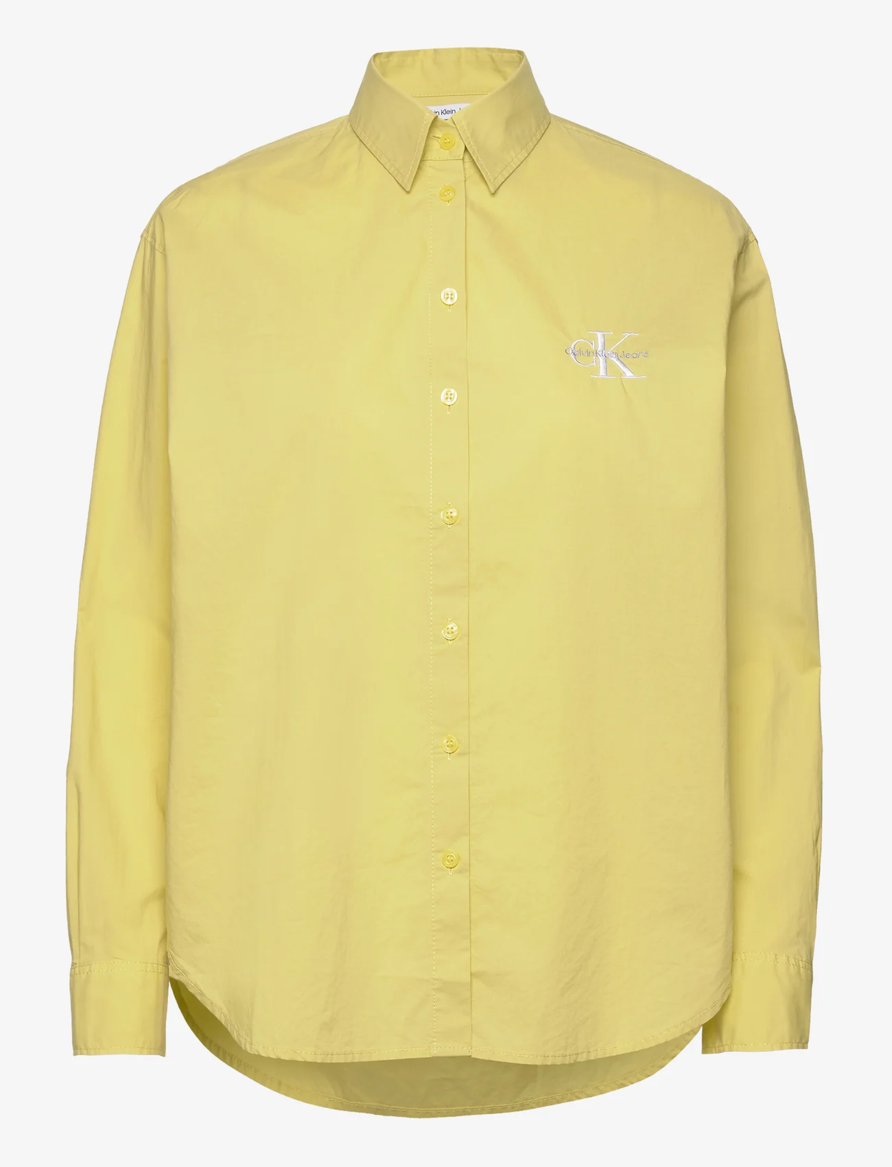 Calvin Klein Jeans - MONOLOGO RELAXED SHIRT - langærmede skjorter - yellow sand - 0