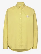 MONOLOGO RELAXED SHIRT - YELLOW SAND