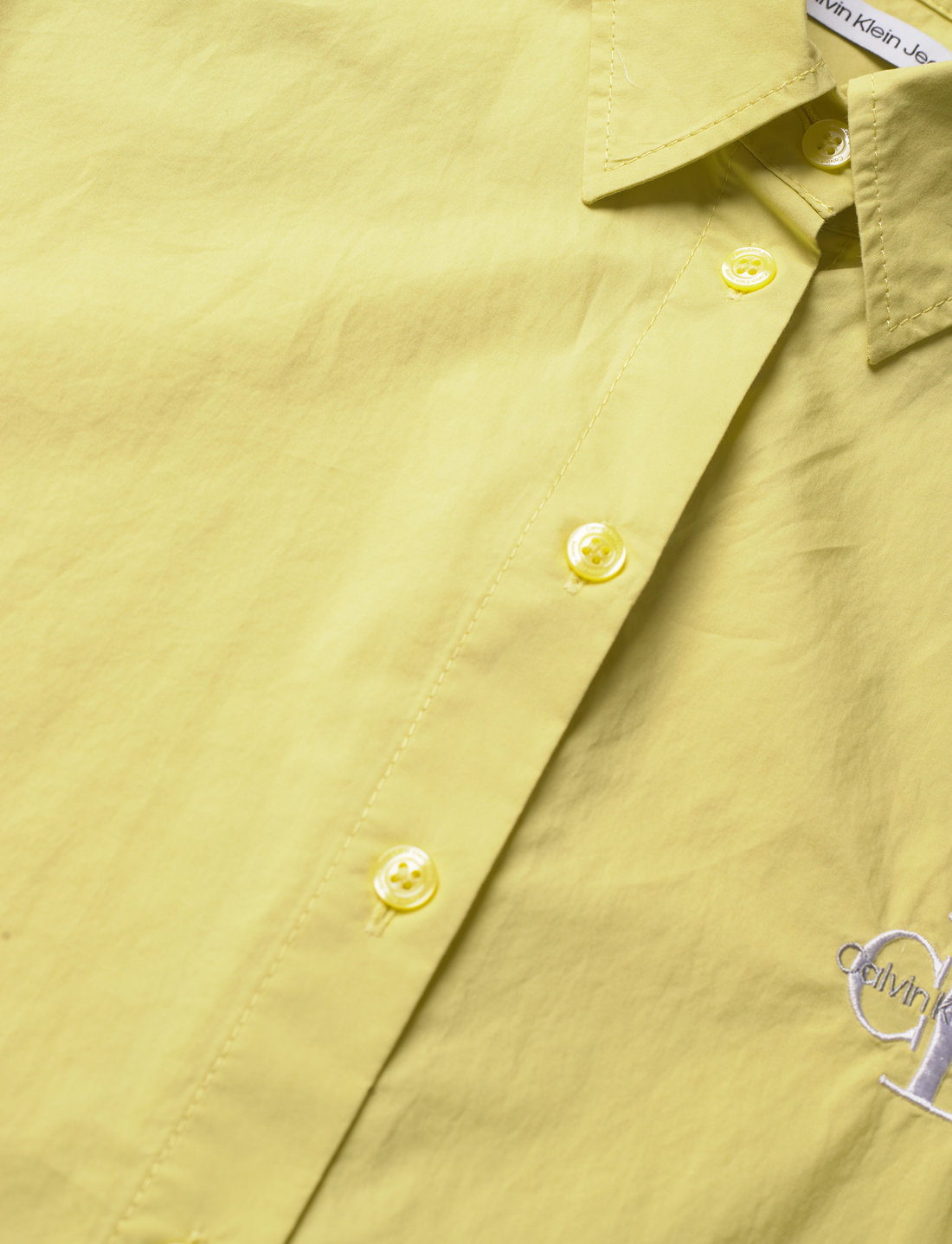 Calvin klein yellow sales blouse