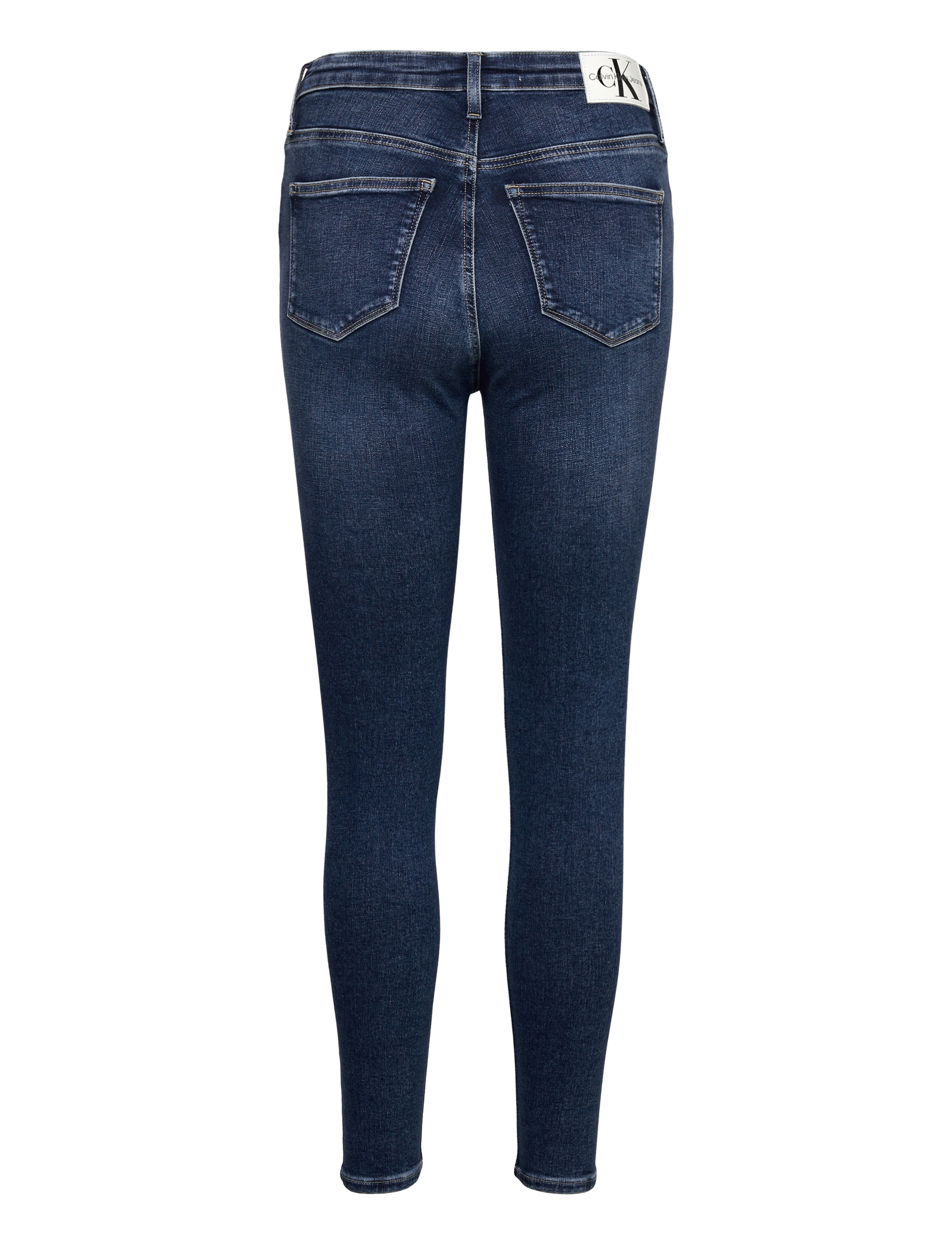 Calvin Klein Jeans - HIGH RISE SUPER SKINNY ANKLE - denim dark - 1