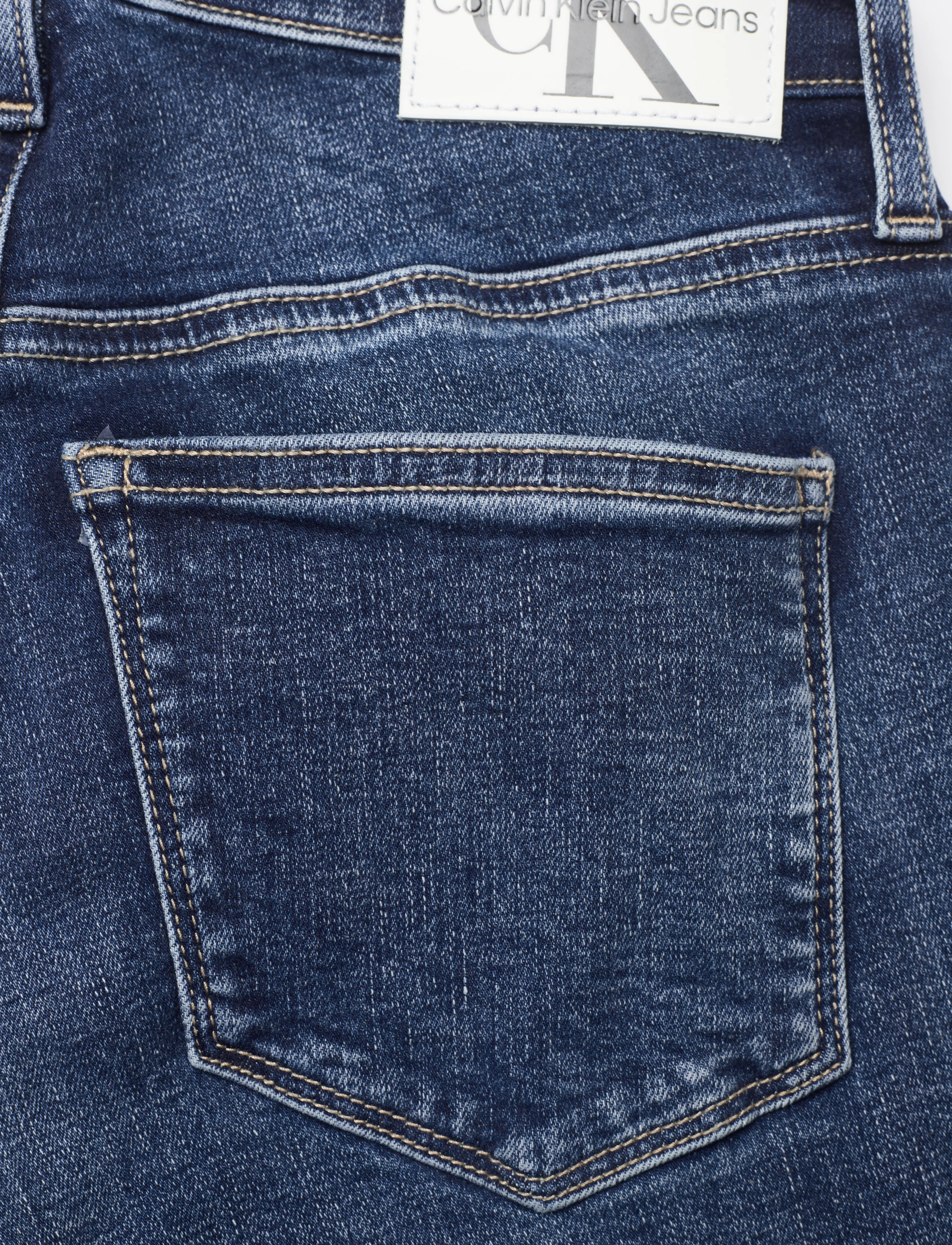 Calvin Klein Jeans - HIGH RISE SUPER SKINNY ANKLE - denim dark - 4