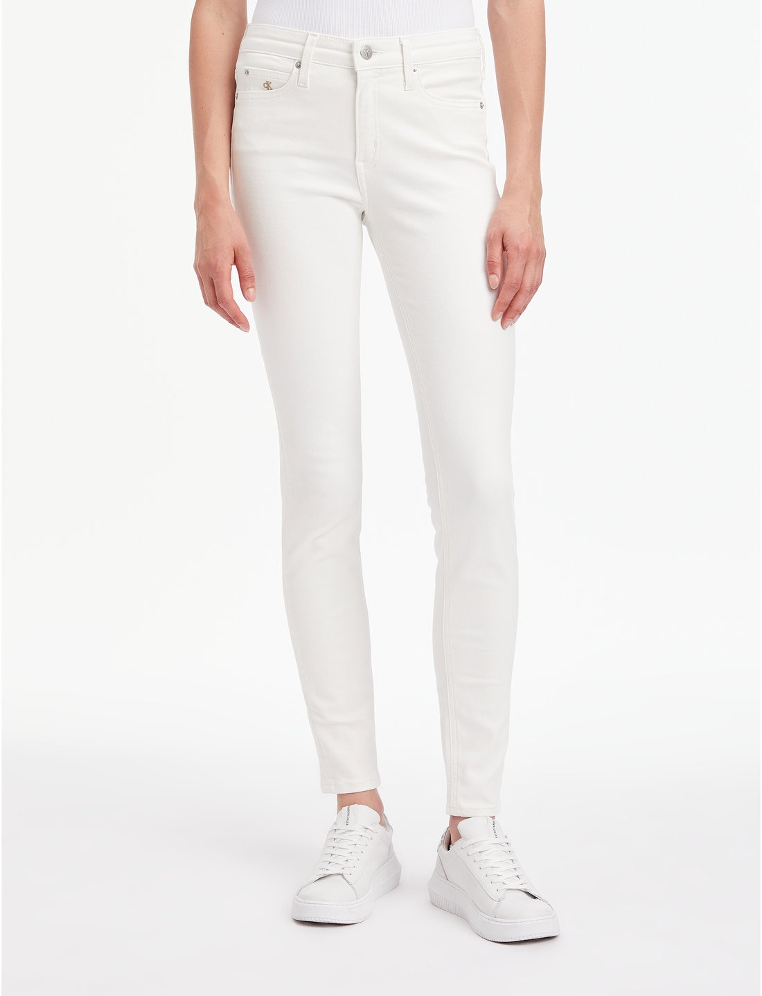 Calvin klein sales white skinny jeans