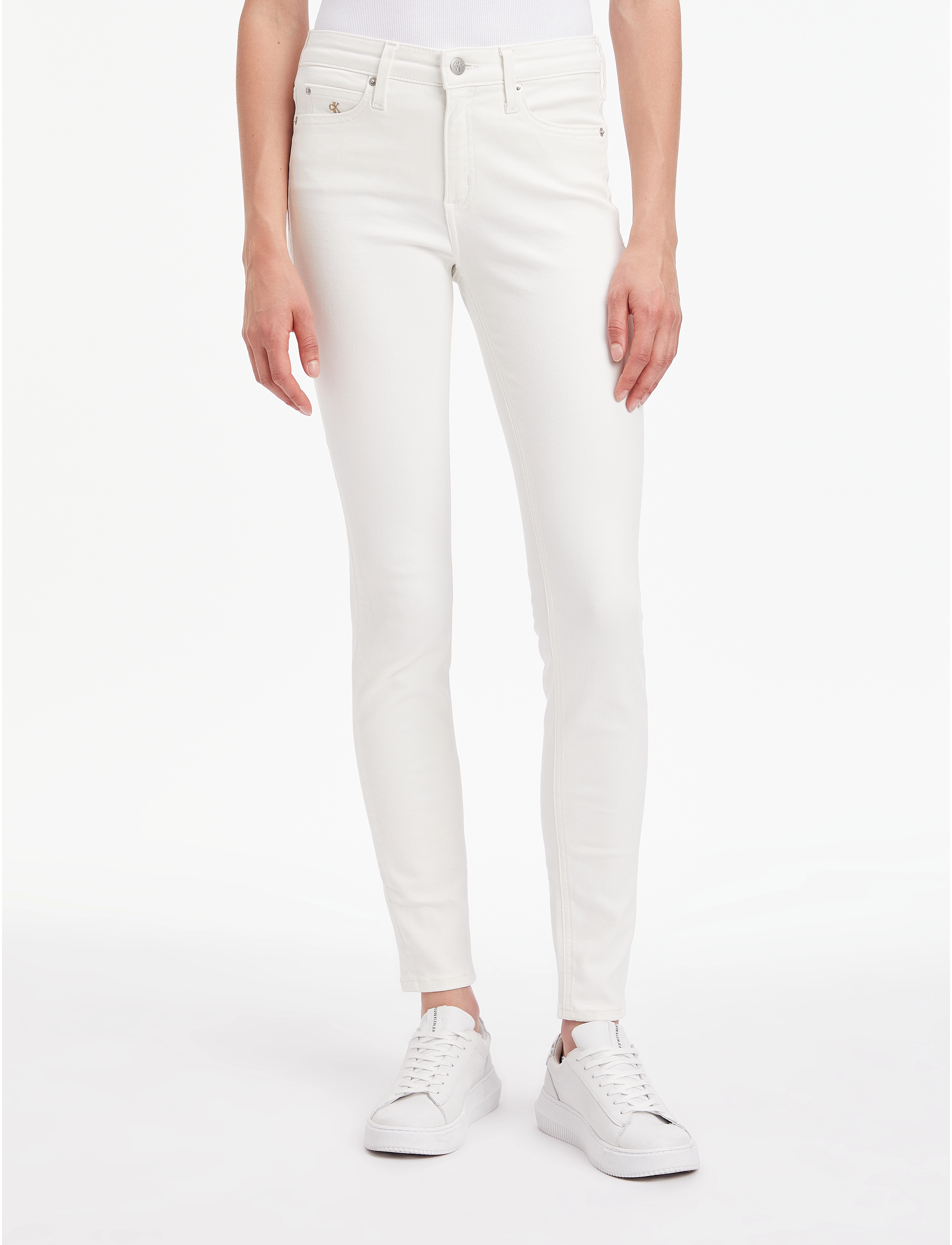 Calvin Klein Jeans - MID RISE SKINNY - denim light - 2