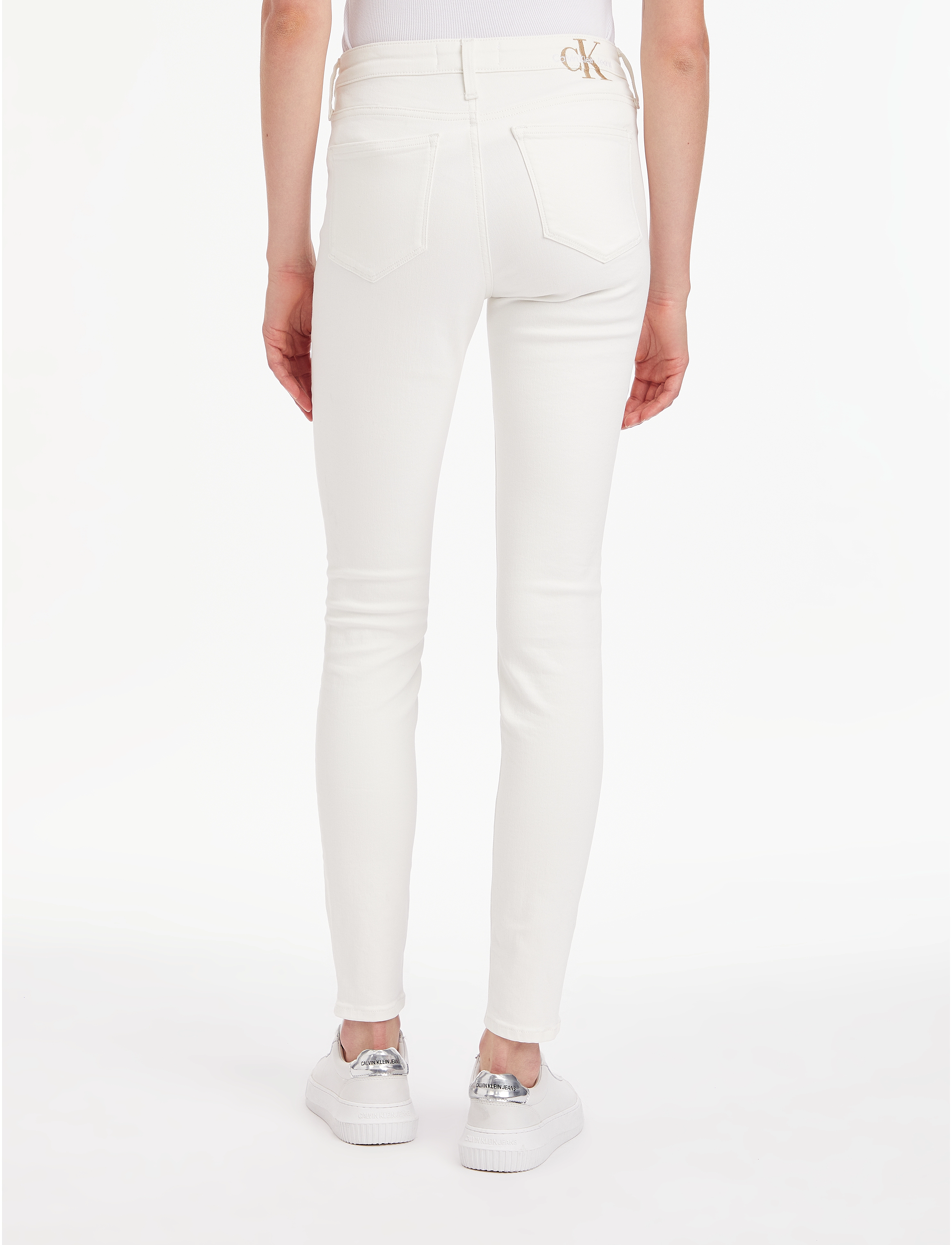 Calvin Klein Jeans - MID RISE SKINNY - denim light - 3