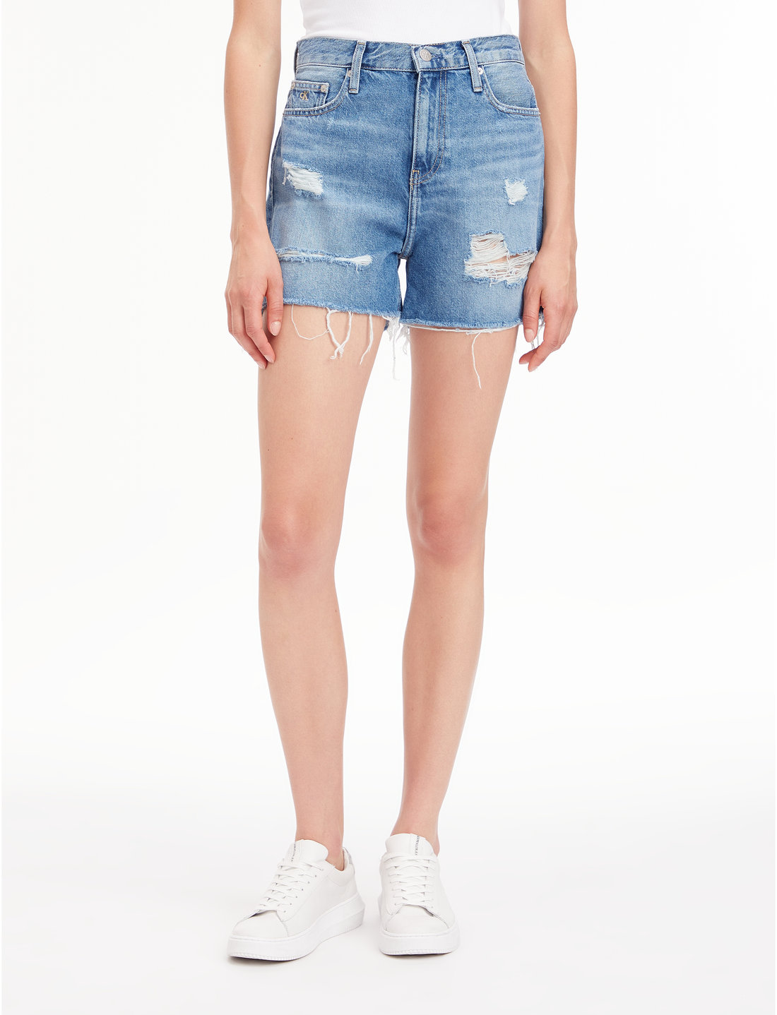 Calvin klein high waisted shorts best sale