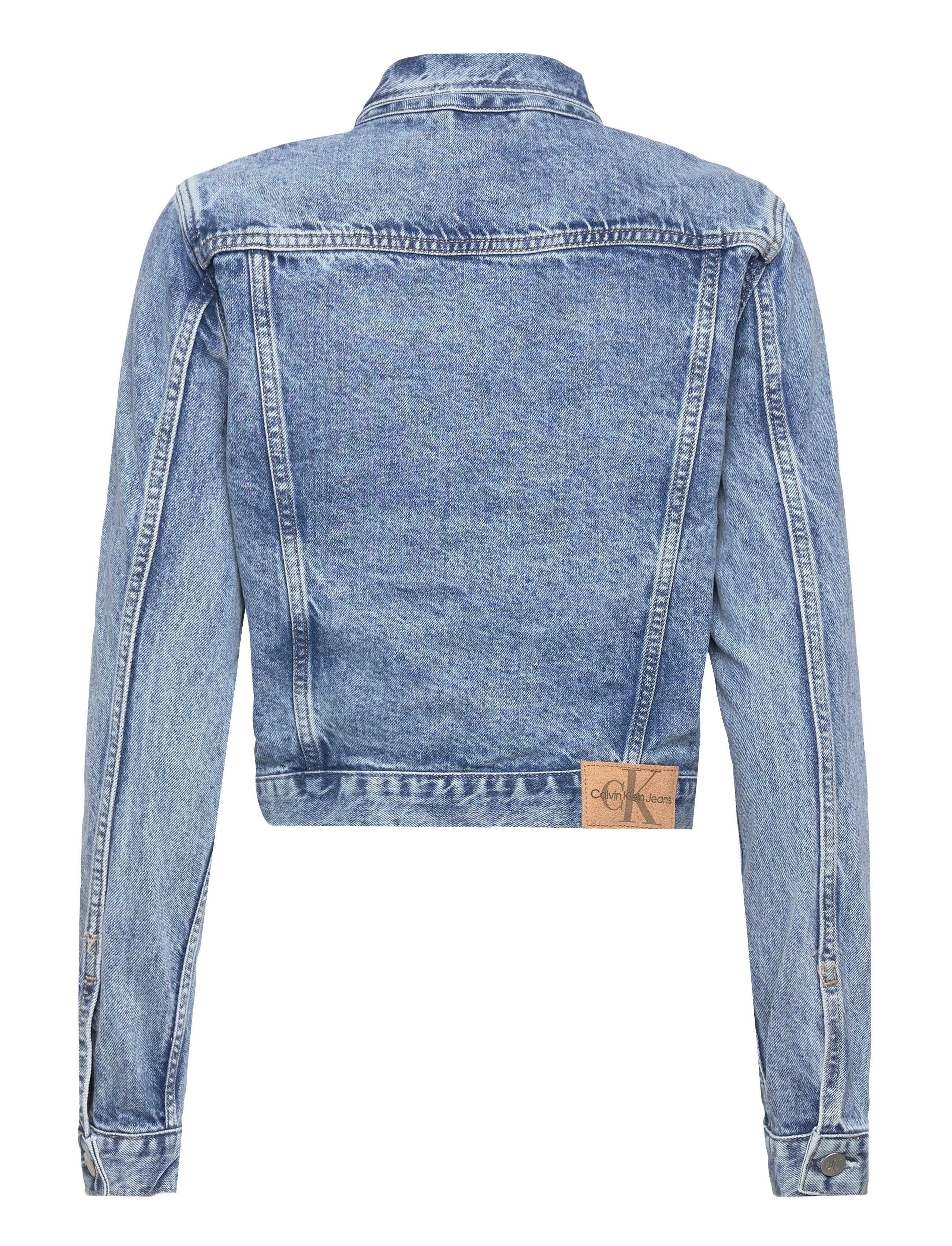 Calvin Klein Jeans - CROPPED 90S DENIM JACKET - denim light - 1