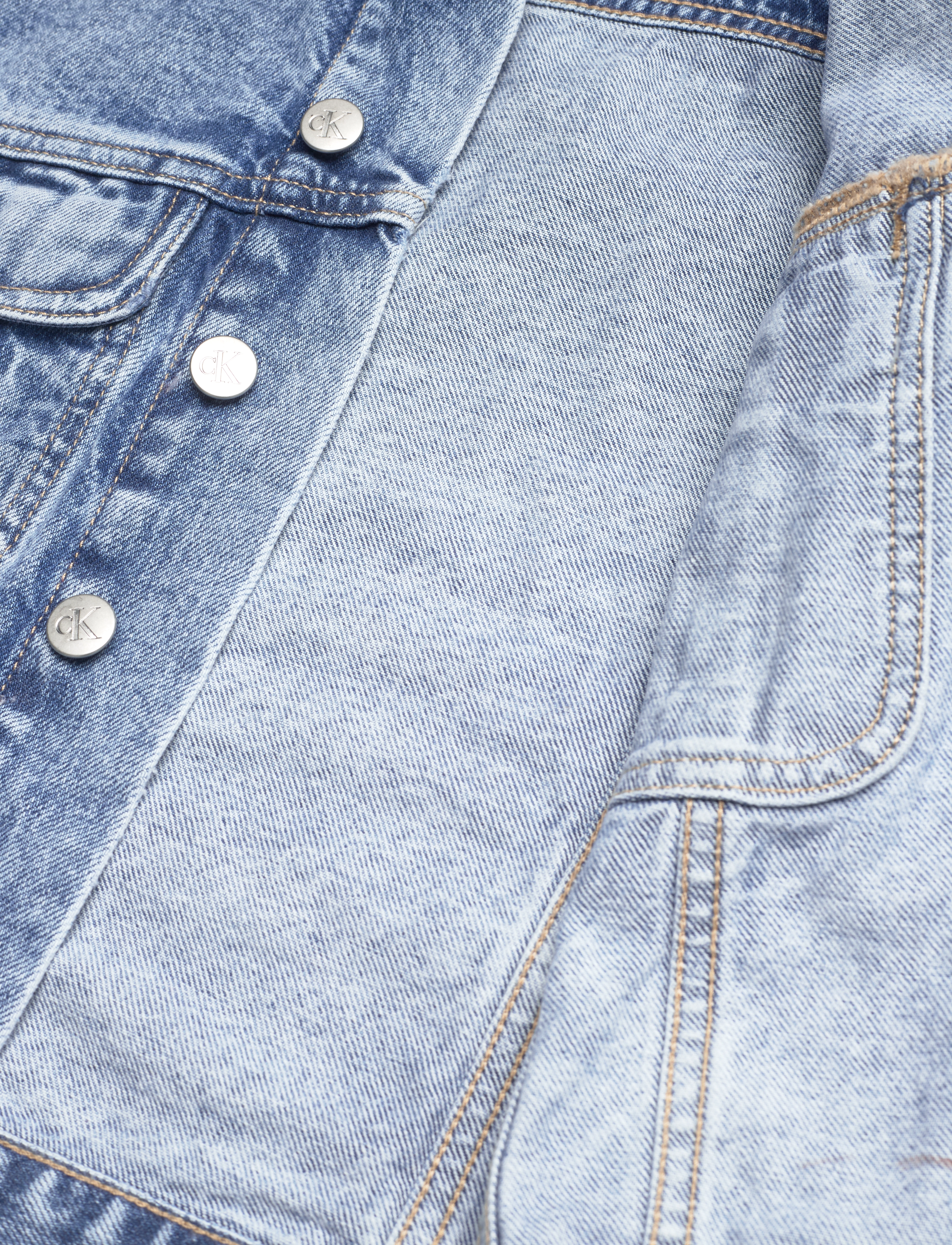 Calvin Klein Jeans - CROPPED 90S DENIM JACKET - denim light - 3