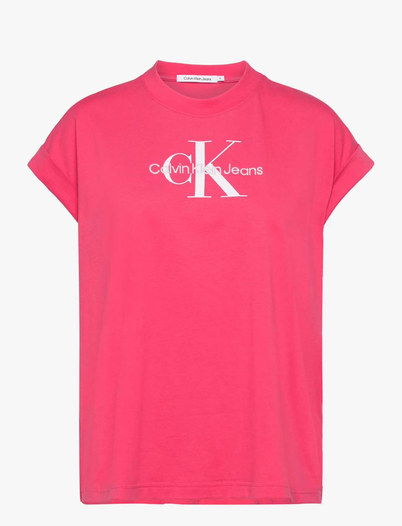 Calvin Klein Jeans - ARCHIVAL MONOLOGO RELAXED TEE - pink flash - 0