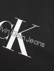 Calvin Klein Jeans - ARCHIVAL MONOLOGO RIB TANK DRESS - t-skjortekjoler - ck black - 2