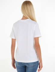 Calvin Klein Jeans - INSTITUTIONAL STRAIGHT TEE - laveste priser - bright white - 4