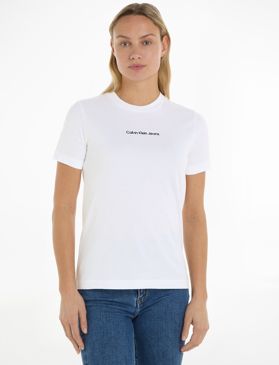 Calvin Klein Jeans Institutional Straight Tee - T-shirts