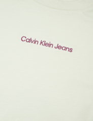 Calvin Klein Jeans - INSTITUTIONAL STRAIGHT TEE - t-skjorter - canary green / amaranth - 2