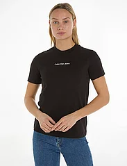 Calvin Klein Jeans - INSTITUTIONAL STRAIGHT TEE - zemākās cenas - ck black - 3