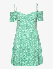 Calvin Klein Jeans - OFF SHOULDER MINI DRESS - party wear at outlet prices - ditsy floral green aop - 0
