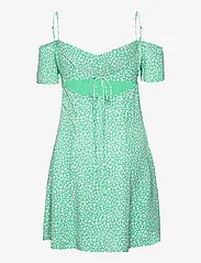 Calvin Klein Jeans - OFF SHOULDER MINI DRESS - party wear at outlet prices - ditsy floral green aop - 1