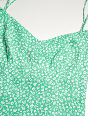 Calvin Klein Jeans - OFF SHOULDER MINI DRESS - festkläder till outletpriser - ditsy floral green aop - 2