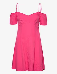 Calvin Klein Jeans - OFF SHOULDER MINI DRESS - vakarėlių drabužiai išparduotuvių kainomis - pink flash - 0