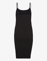 Calvin Klein Jeans - SLUB RIB STRAPPY DRESS - t-shirt dresses - ck black - 1