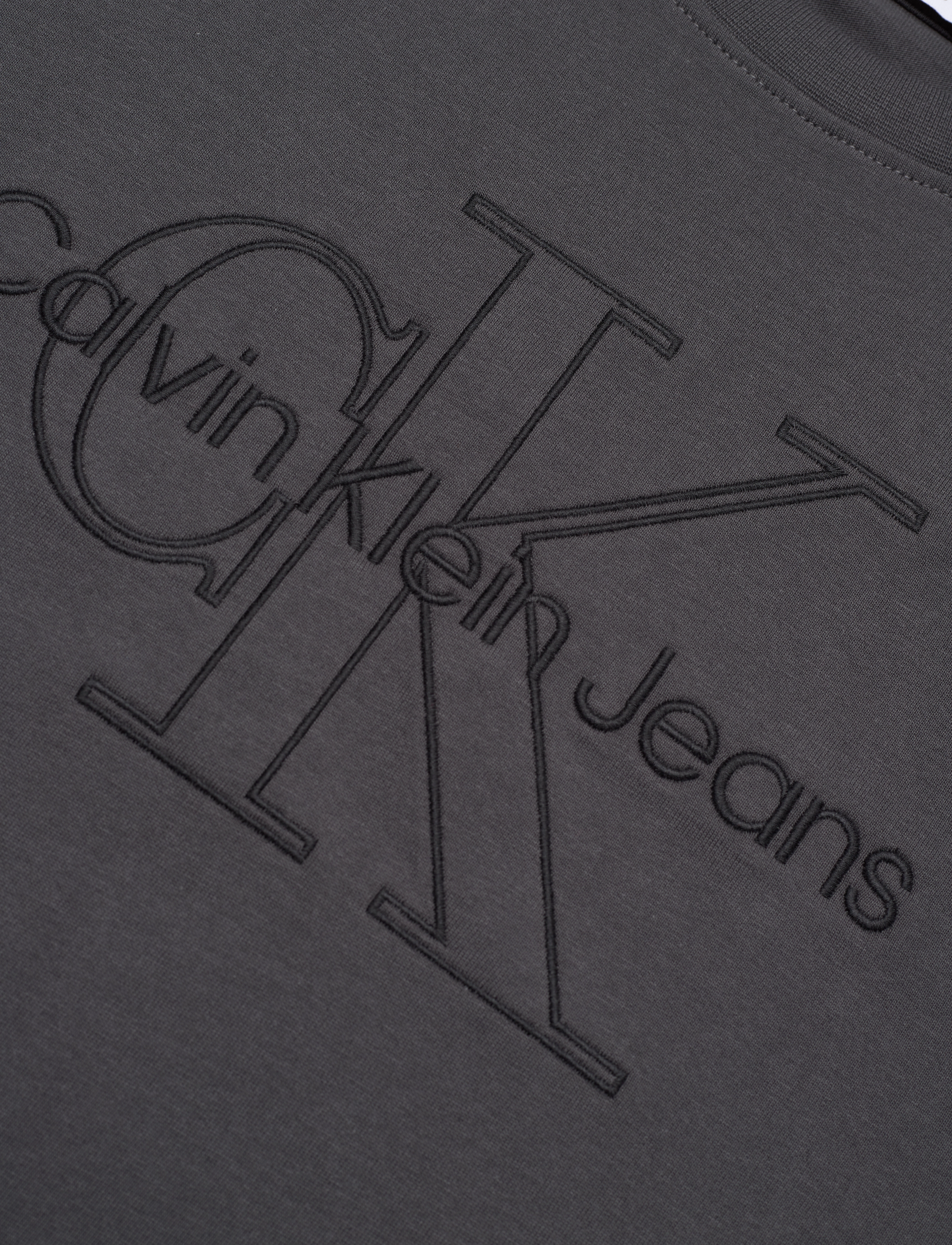 Calvin Klein Jeans - EMBROIDERED MONOLOGO TEE DRESS - ck black - 2