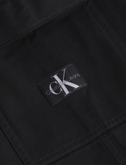 Calvin Klein Jeans - STRETCH TWILL HIGH RISE STRAIGHT - cargo pants - ck black - 13