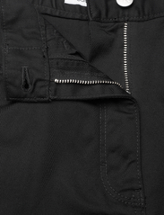 Calvin Klein Jeans - STRETCH TWILL HIGH RISE STRAIGHT - cargo-hosen - ck black - 6