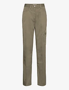 STRETCH TWILL HIGH RISE STRAIGHT, Calvin Klein Jeans
