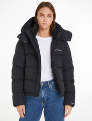 Calvin Klein Jeans - MONOLOGO NON DOWN SHORT PUFFER - winter jacket - ck black - 2