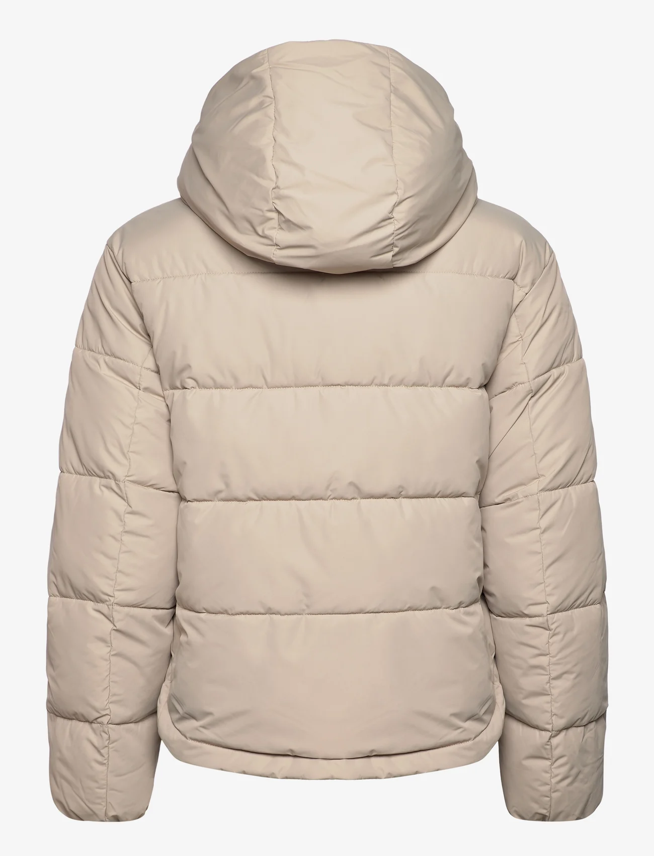 Calvin Klein Jeans - MONOLOGO NON DOWN SHORT PUFFER - winter jacket - plaza taupe - 1