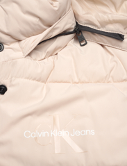 Calvin Klein Jeans - MONOLOGO NON DOWN SHORT PUFFER - fôrede jakker - putty beige - 3