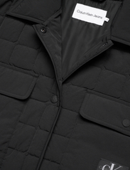 Calvin Klein Jeans - LONG QUILTED UTILITY COAT - spring jackets - ck black - 2