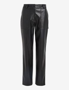 FAUX LEATHER HIGH RISE STRAIGHT, Calvin Klein Jeans