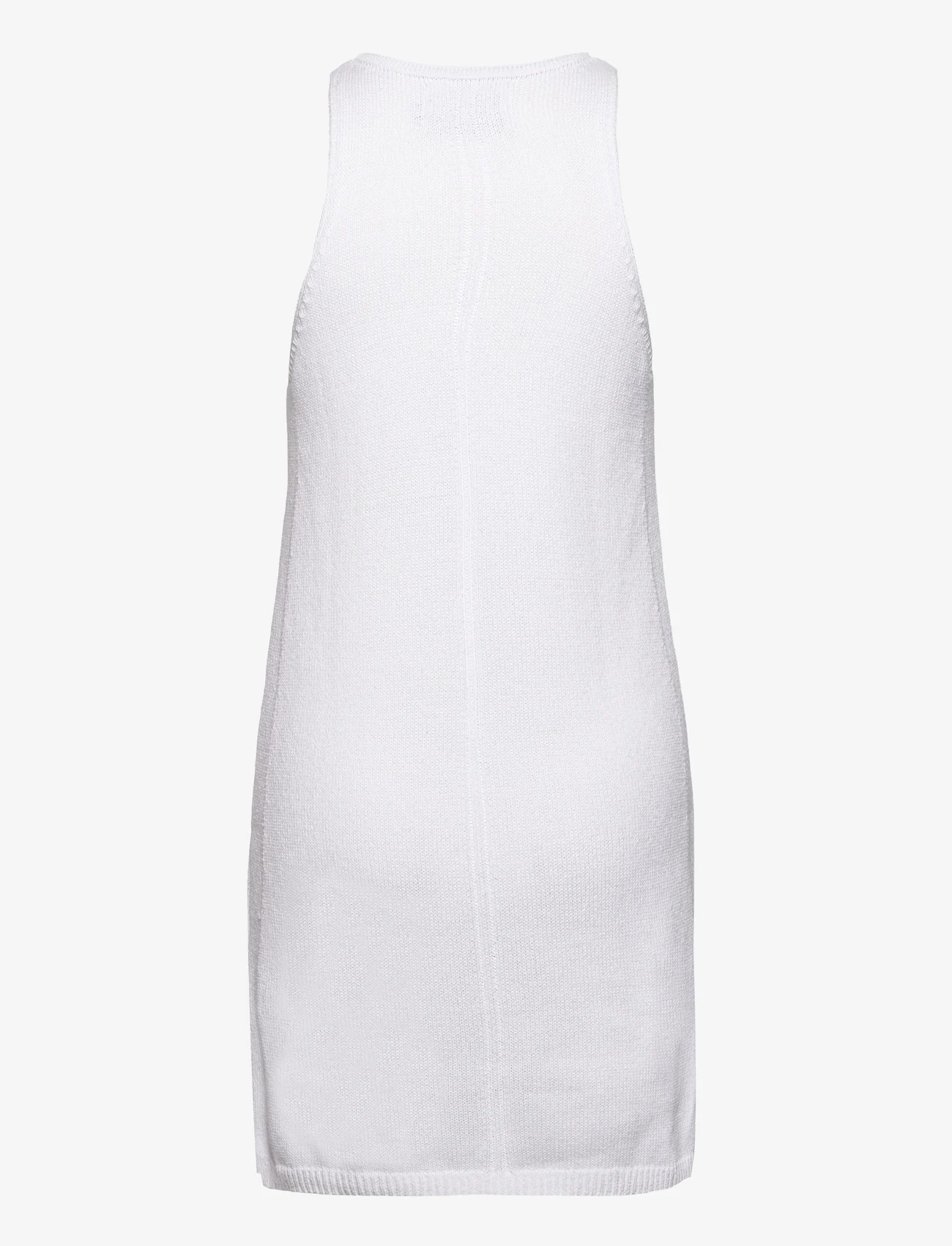 Calvin Klein Jeans - KNITTED TANK DRESS - strickkleider - bright white - 1
