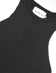 Calvin Klein Jeans - KNITTED TANK DRESS - stickade klänningar - ck black - 4