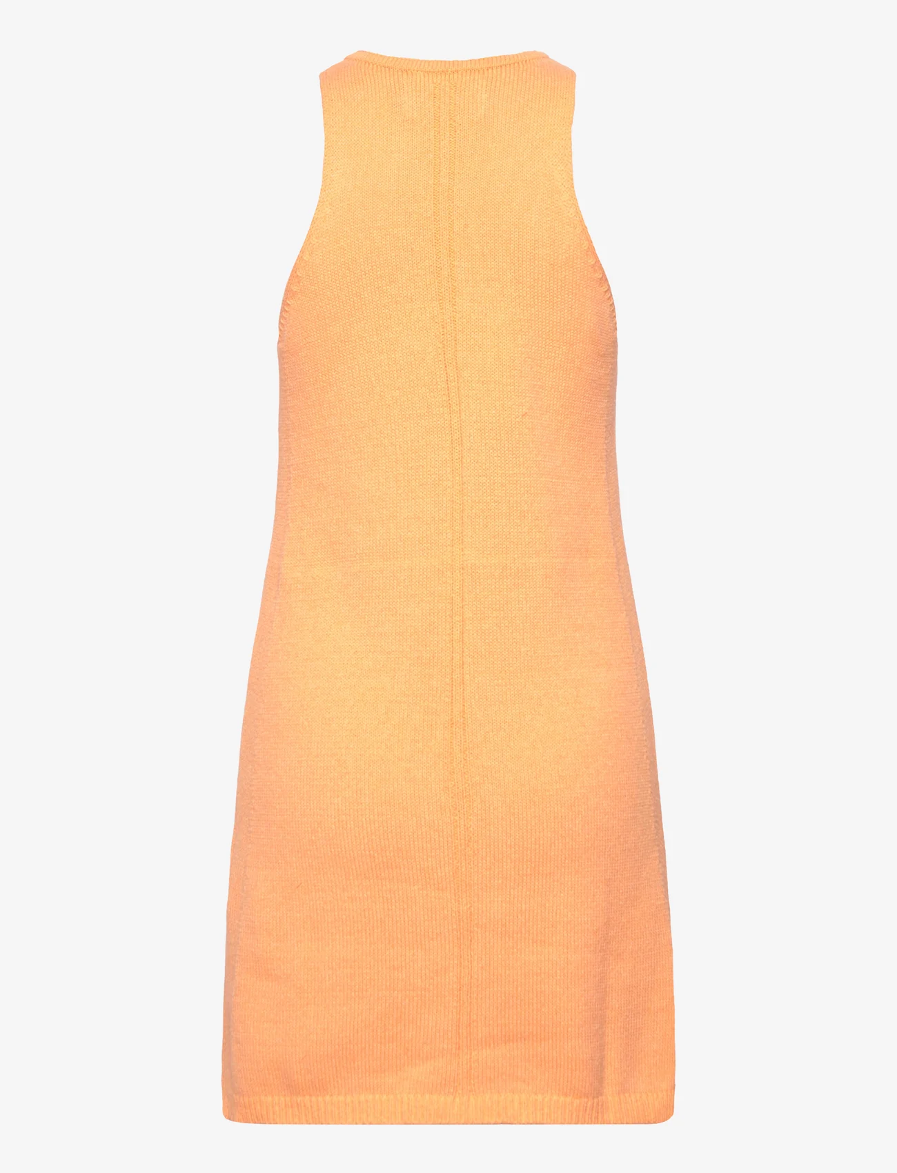 Calvin Klein Jeans - KNITTED TANK DRESS - strickkleider - crushed orange - 1
