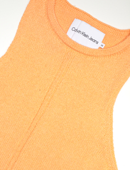 Calvin Klein Jeans - KNITTED TANK DRESS - neulemekot - crushed orange - 2