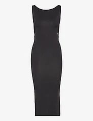 Calvin Klein Jeans - BACK TWIST STRAPPY LONG  DRESS - bodycon dresses - ck black - 0