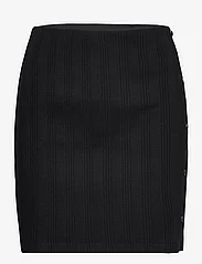 Calvin Klein Jeans - BADGE RIB ELONGATED SKIRT - kurze röcke - ck black - 0