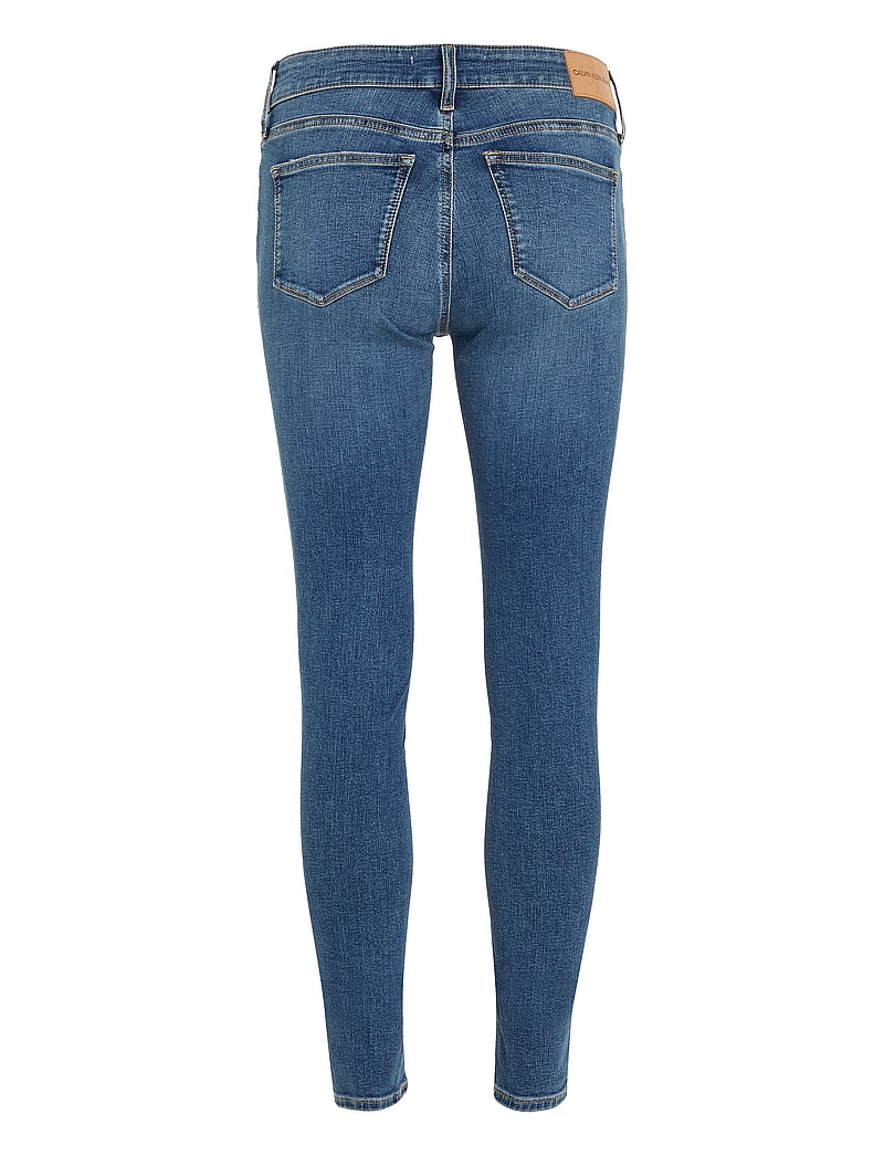 Calvin Klein Jeans - MID RISE SKINNY - dżinsy skinny fit - denim dark - 2