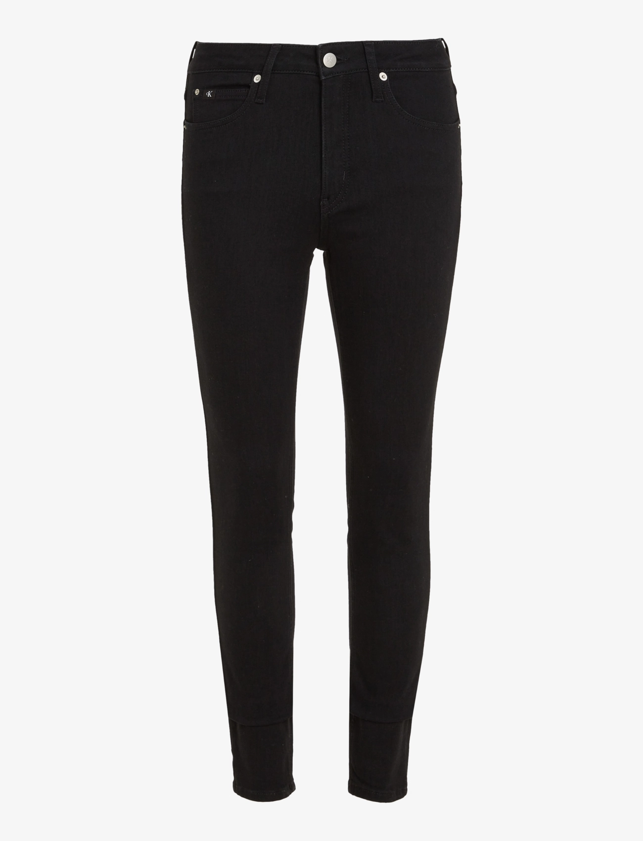 Calvin Klein Jeans MID RISE SKINNY - Calvin Klein - DENIM BLACK / black