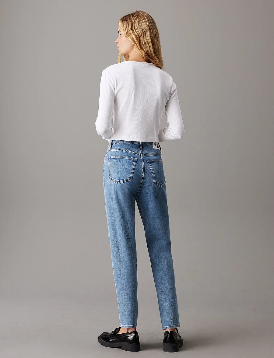 Calvin Klein Jeans - MOM JEAN - mom-teksad - denim medium - 3
