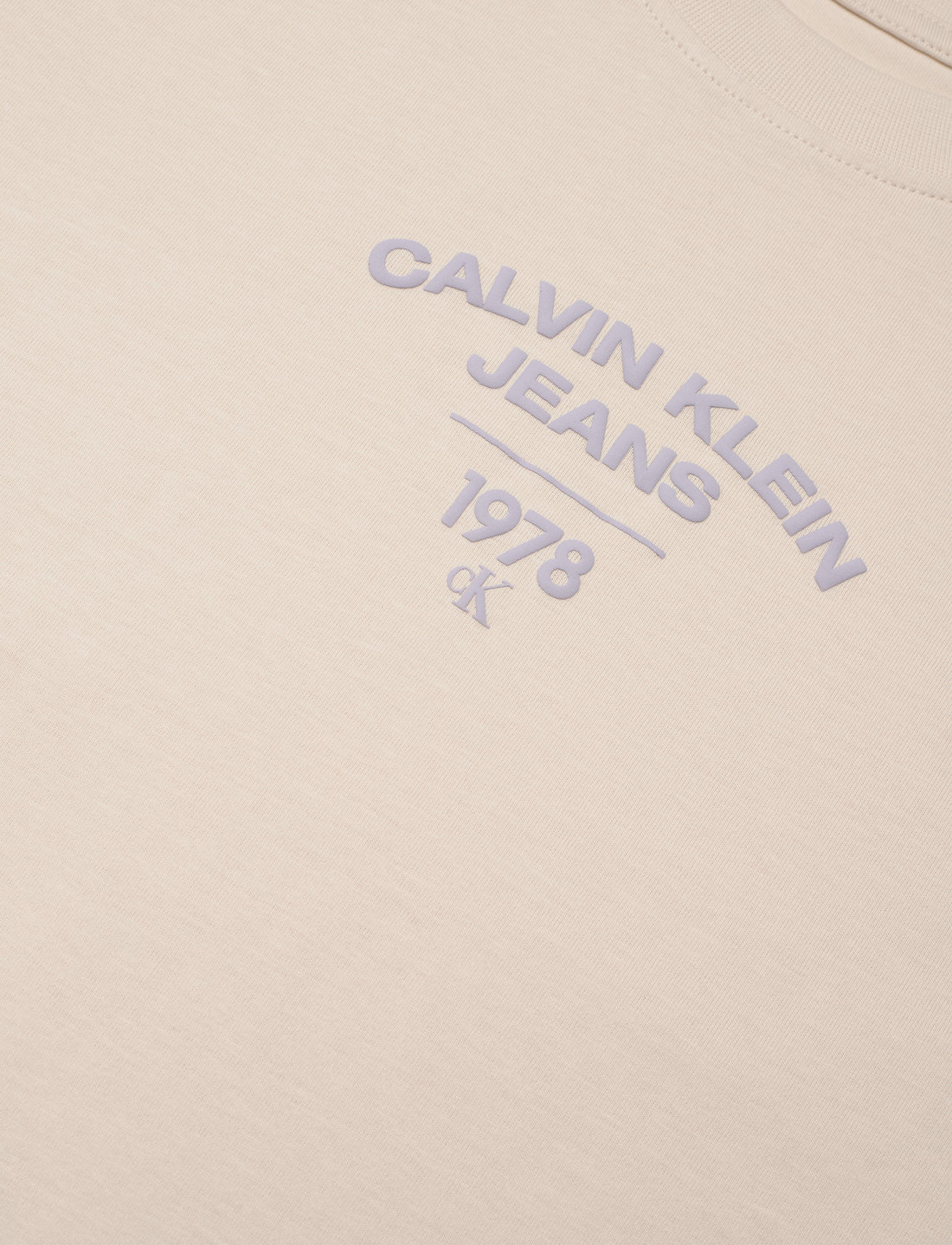 Calvin Klein Jeans Varsity Logo Baby Tee - T-shirts