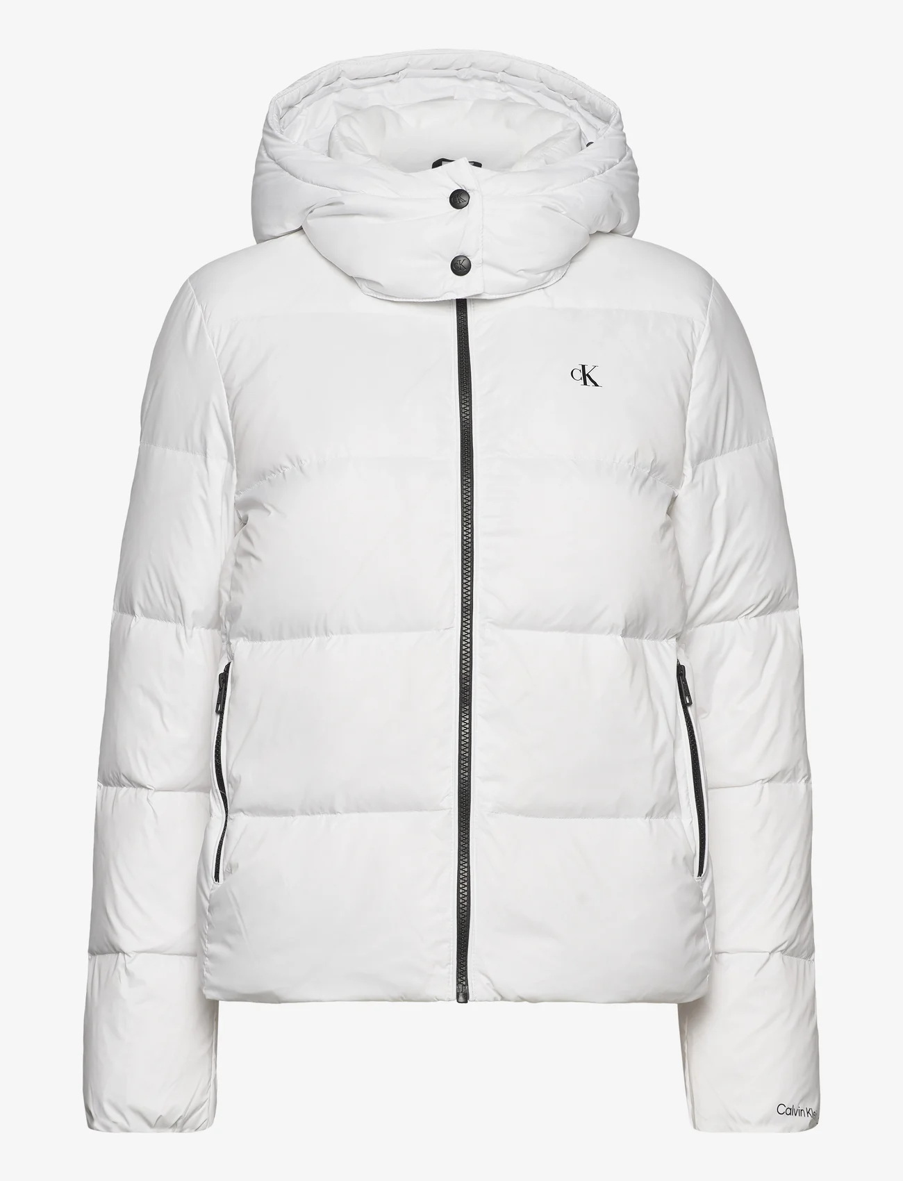 Calvin Klein Jeans - MW DOWN ARCHETYPE SHORT PUFFER - winter jackets - bright white - 0