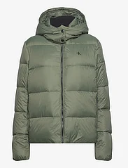 Calvin Klein Jeans - MW DOWN ARCHETYPE SHORT PUFFER - winter jackets - thyme - 0