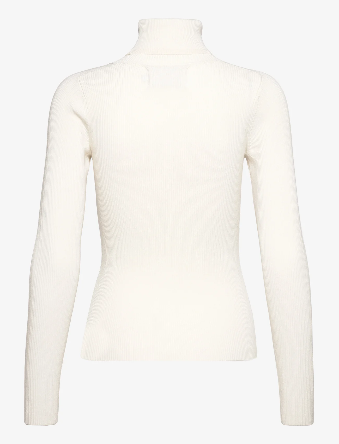 Calvin Klein Jeans - BADGE ROLL NECK SWEATER - rollkragenpullover - ivory - 1