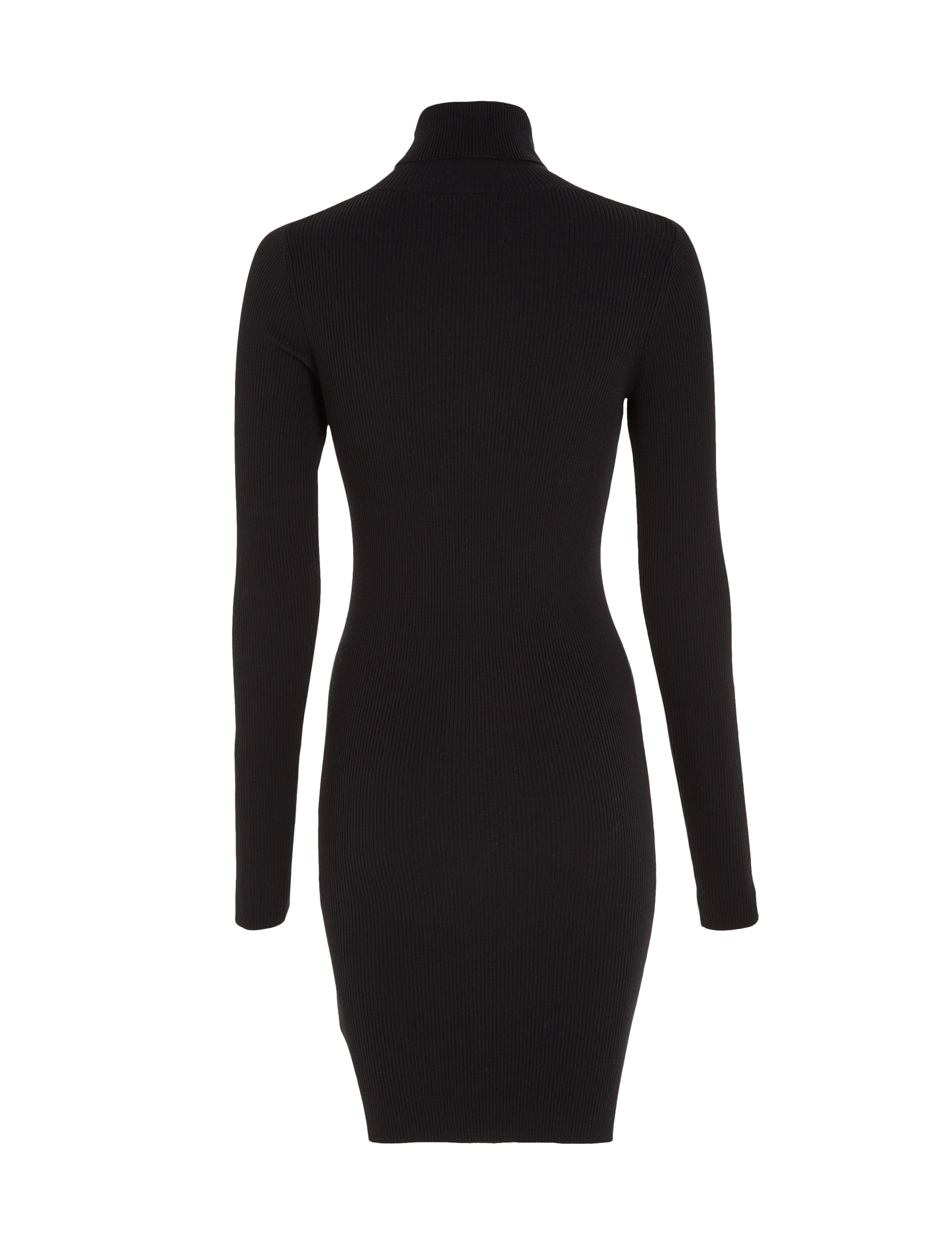 Calvin Klein Jeans - BADGE ROLL NECK SWEATER DRESS - ck black - 1