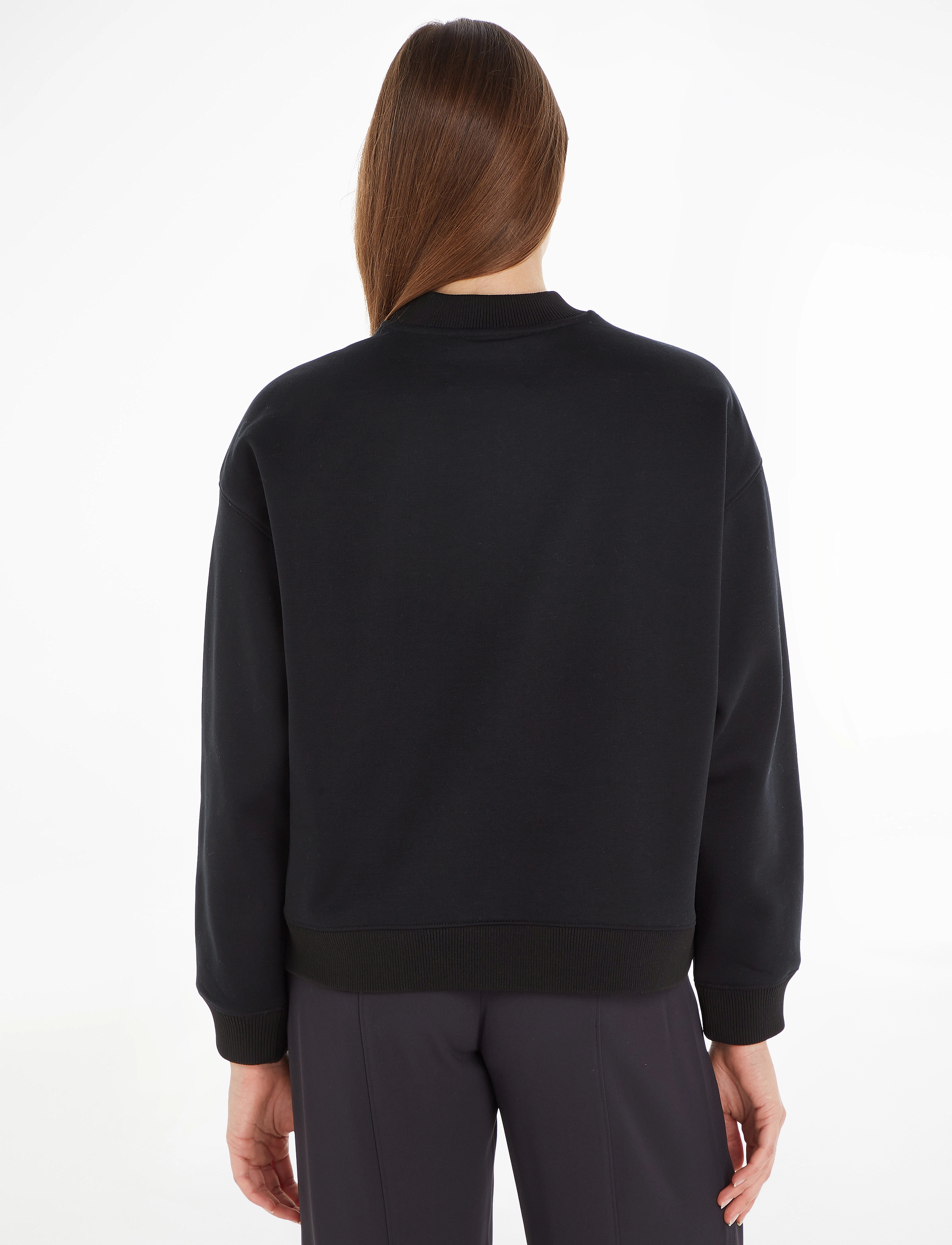 Calvin Klein Jeans - CHENILLE CK CREWNECK - ck black - 2