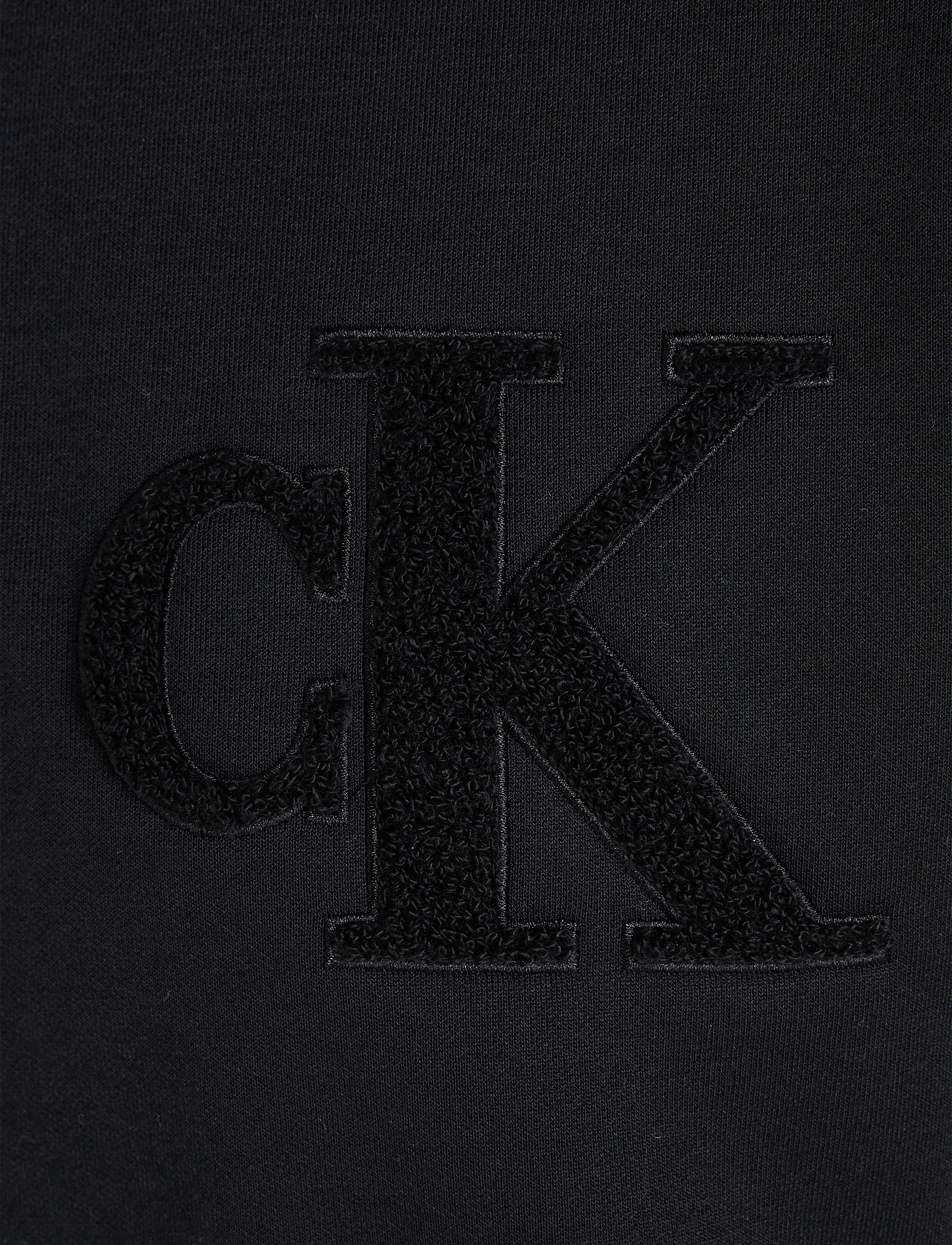 Calvin Klein Jeans - CHENILLE CK CREWNECK - ck black - 5